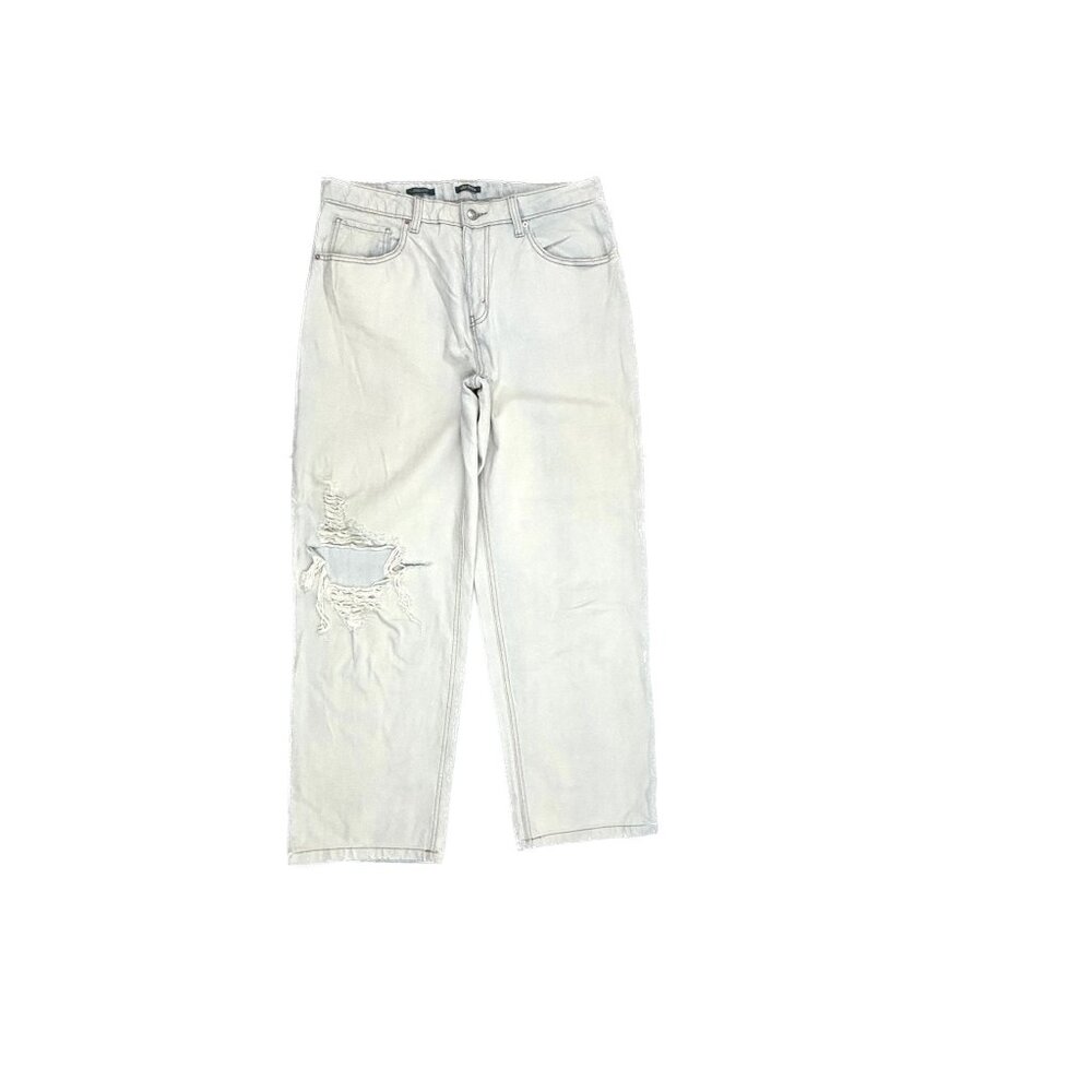 Wild Fable High Rise Dad jean Distressed Women's size 14 Light Blue Denim Jeans